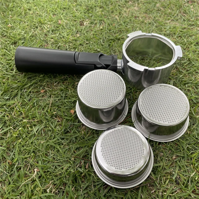 Portafiltro de café sin fondo de 51mm con cesta de 1, 2 y 4 tazas para  cafetera Homix Hibrew h11 Oster Cecotec Phico Brayer br1101 - AliExpress