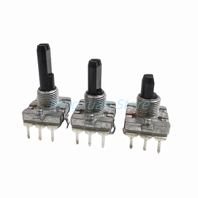 1pc EC16 Rotary Encoder 24 Position Pulse Digital Rotary 3Pin Amplifier Volume Switch Induction Cooker Switch 15/20MM Half Shaft