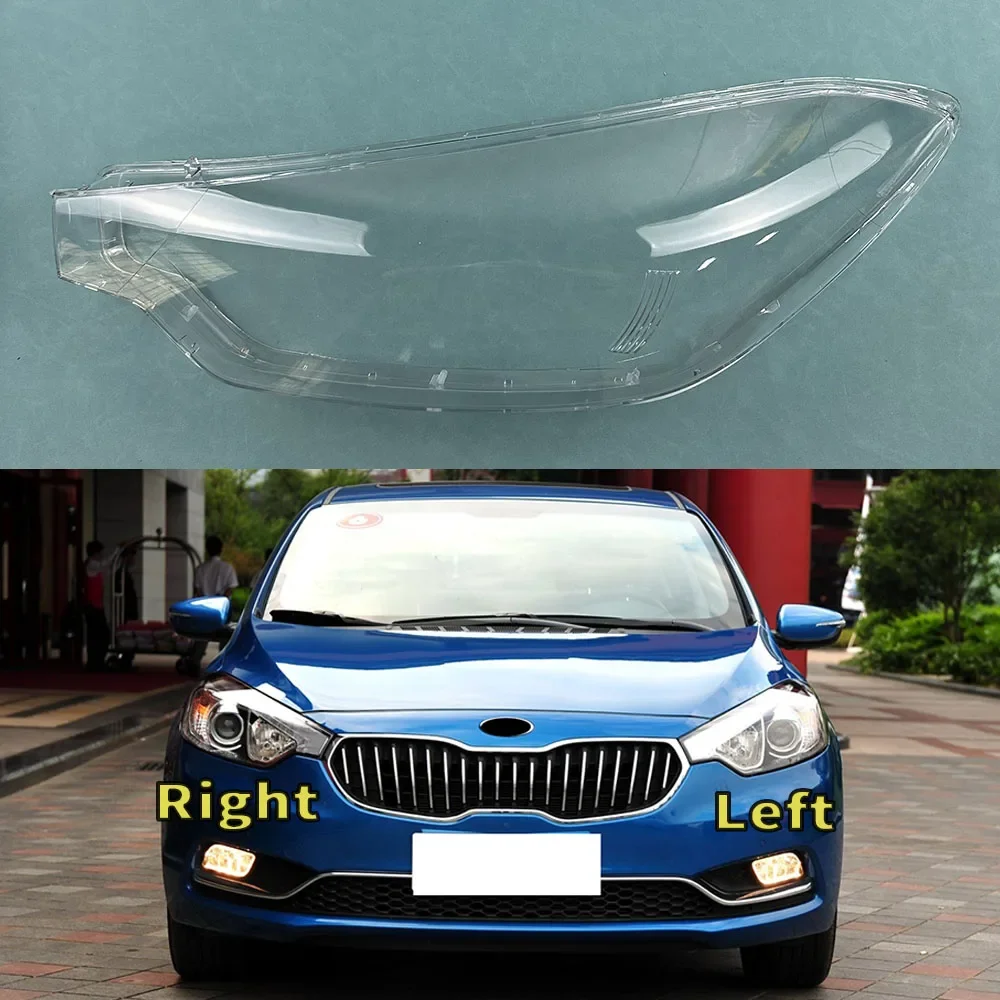 

For Kia K3 Domestic 2013 2014 2015 Car Front Headlight Cover Auto Headlamp Lampshade Lampcover Head Lamp light glass Lens Shell
