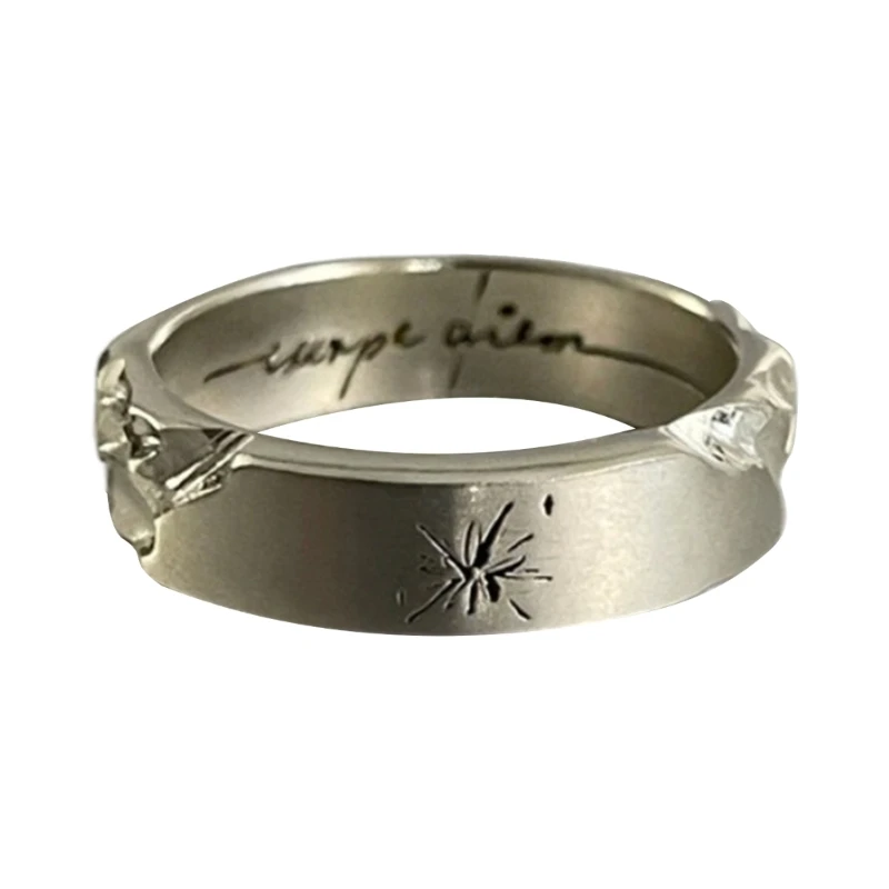 Onregelmatige Koude Wind Ringen Gepersonaliseerde Getextureerde Ringen Elegante Metalen Ringen Unisex Geometrische Vingerringen Vrouwen Accessoire