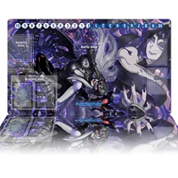 Digimon Playmat LadyDevimon Lilithmon DTCG TCG CCG Card Game Board Game Mat Anime Mouse Pad Custom Desk Mat Gaming Accessories