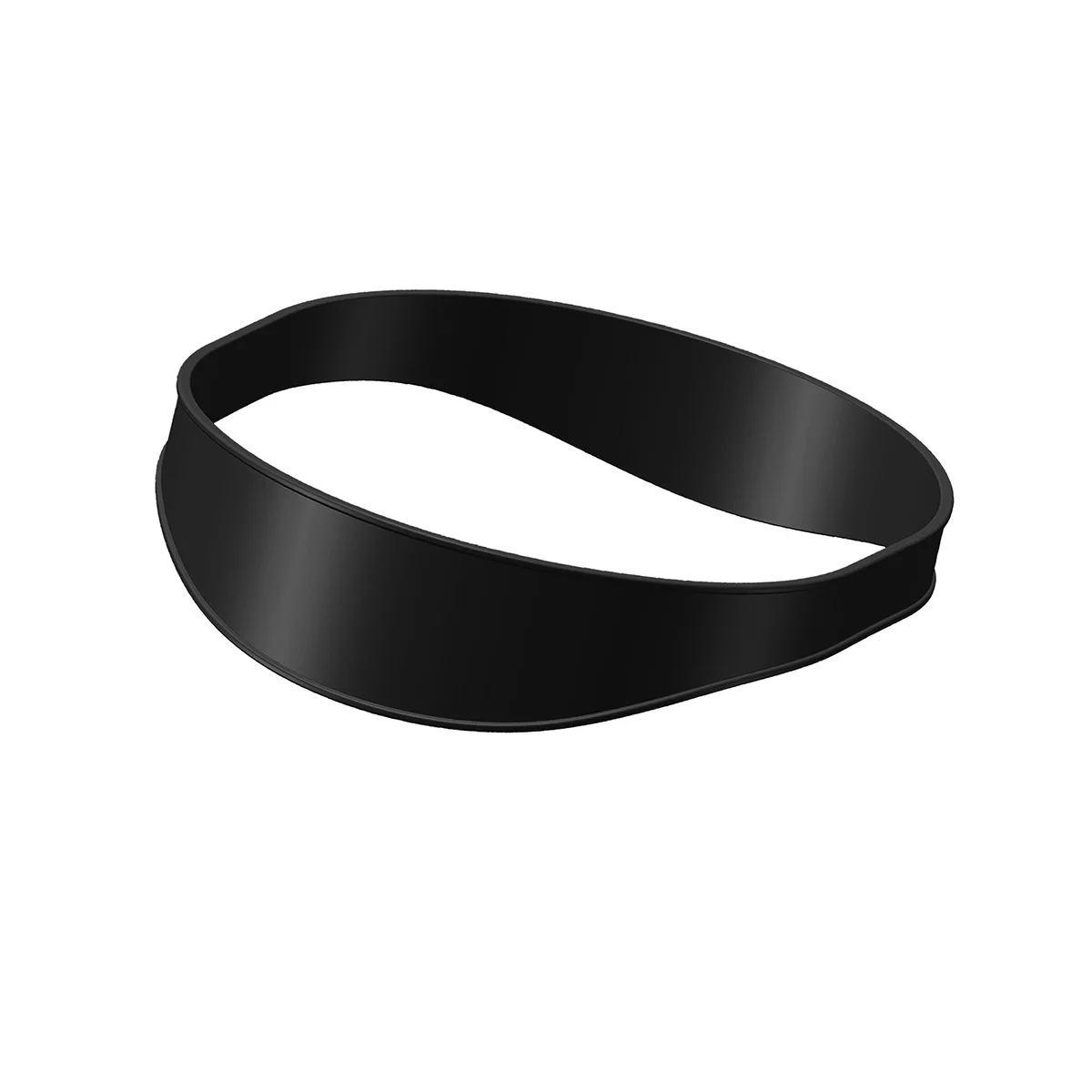 

2PCS DIY Home Haircuts Fade and Taper Hair Trimming Curved Silicone Haircut Band Black