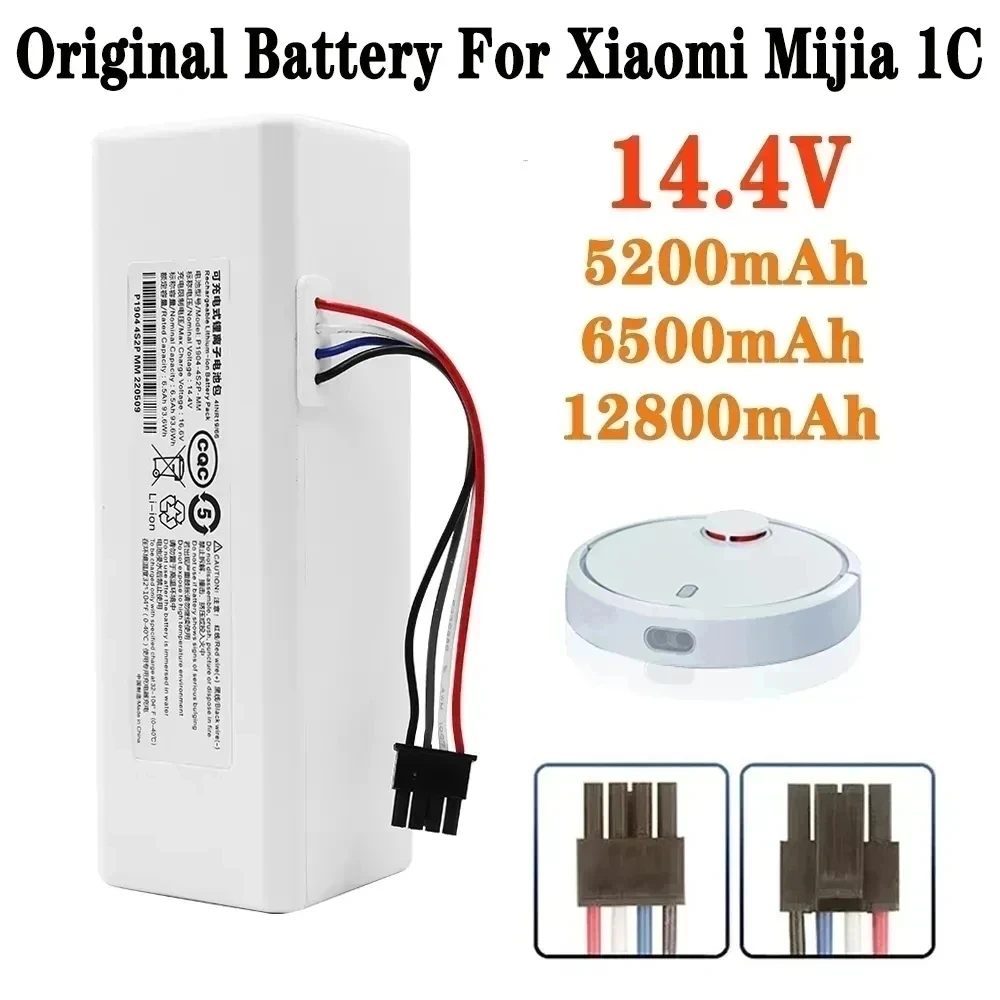 

Аккумулятор 1C для робота-пылесоса Xiaomi Mijia 1C STYTJ01ZHM, 14,4 В, 12800 мАч