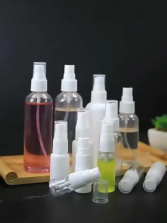 Bottiglie Viaggio Trasparenti Ricaricabili In Plastica - Set Mini Flaconi Atomizzatore Per Profumo E Cosmetici, TSA Approved