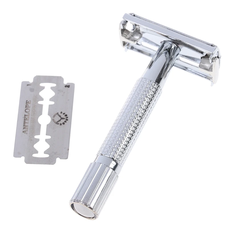 Stainless Steel Classic Razor Handle for Men