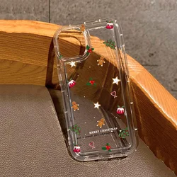 Festive Christmas Pattern Clear Phone Case Cover - S26 (3)