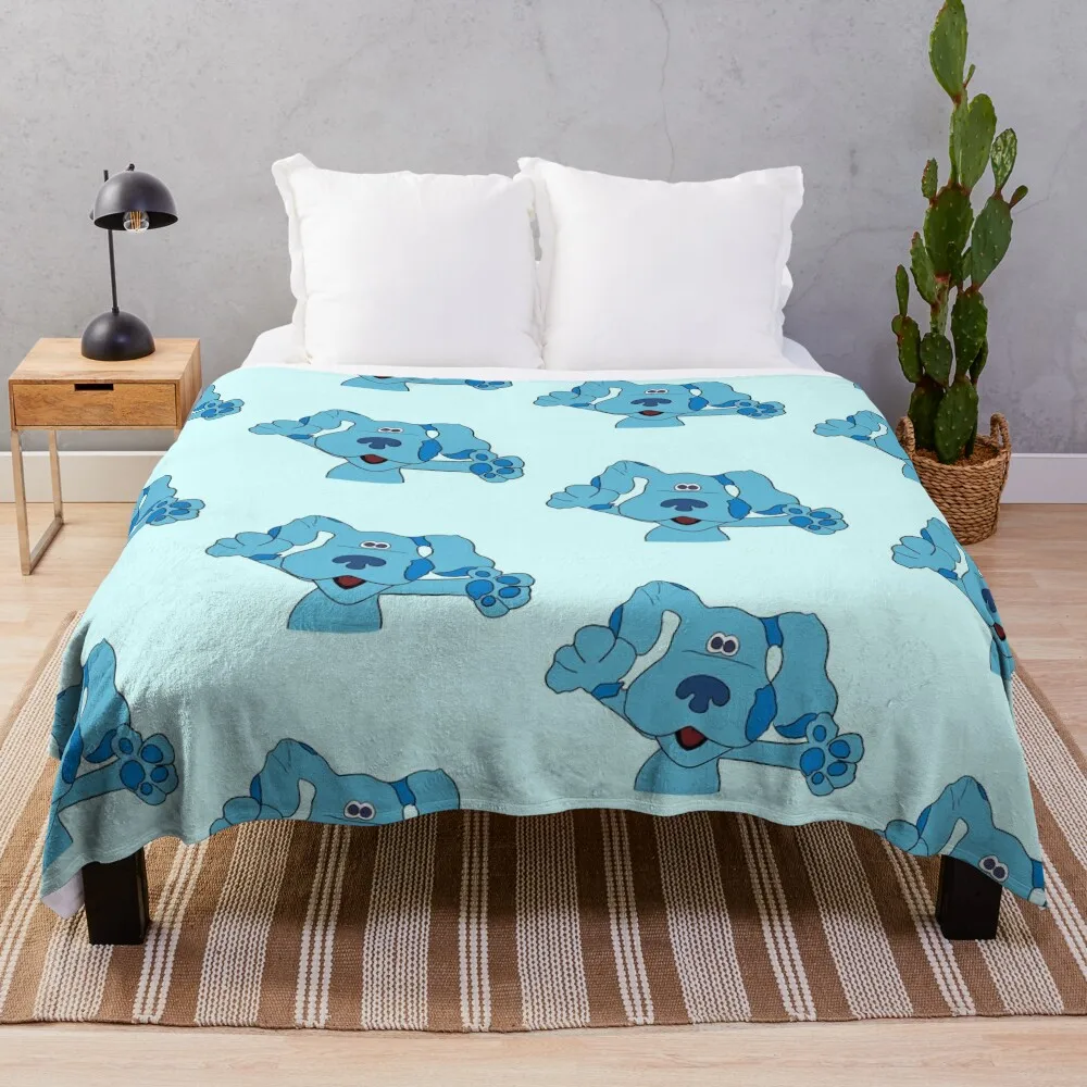 

Blue Throw Blanket anime Fluffy Blankets Large