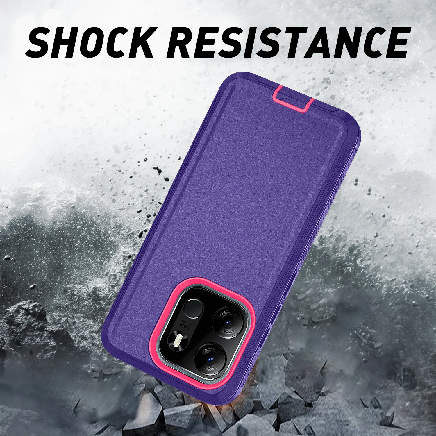 Enhanced Shockproof and Dustproof Armor Camera Protection Phone Case
