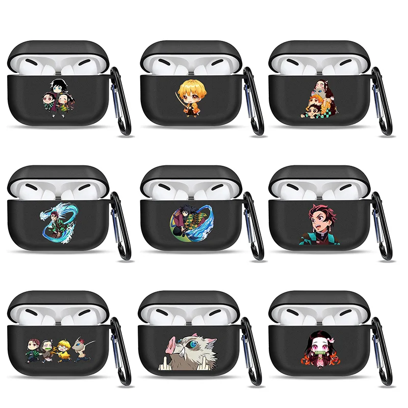 Apple Airpods 1 Pro 2用Bluetoothヘッドセットケース,漫画