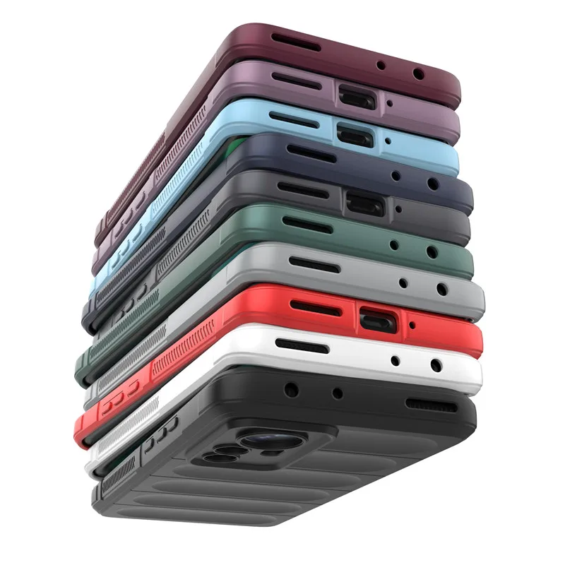 حافظة لهاتف Xiaomi 12 Pro لهاتف Xiaomi 12S Pro مقاس 6.73 بوصة ممتص للصدمات من السيليكون المطاطي لهاتف Xiaomi Mi 12 Lite 12 12S Pro Ultra