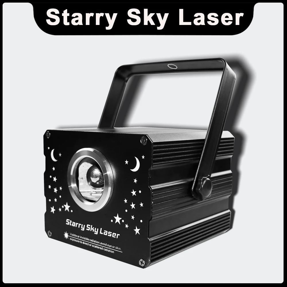 YUER NEW RGB Starry Sky Laser Stage Effect Lighting For DJ Disco Wedding Event Party Show Bar DMX Music Sound Projector Lamp starry sky watermark projector lamp usb sound control music atmosphere lamp laser starry night light