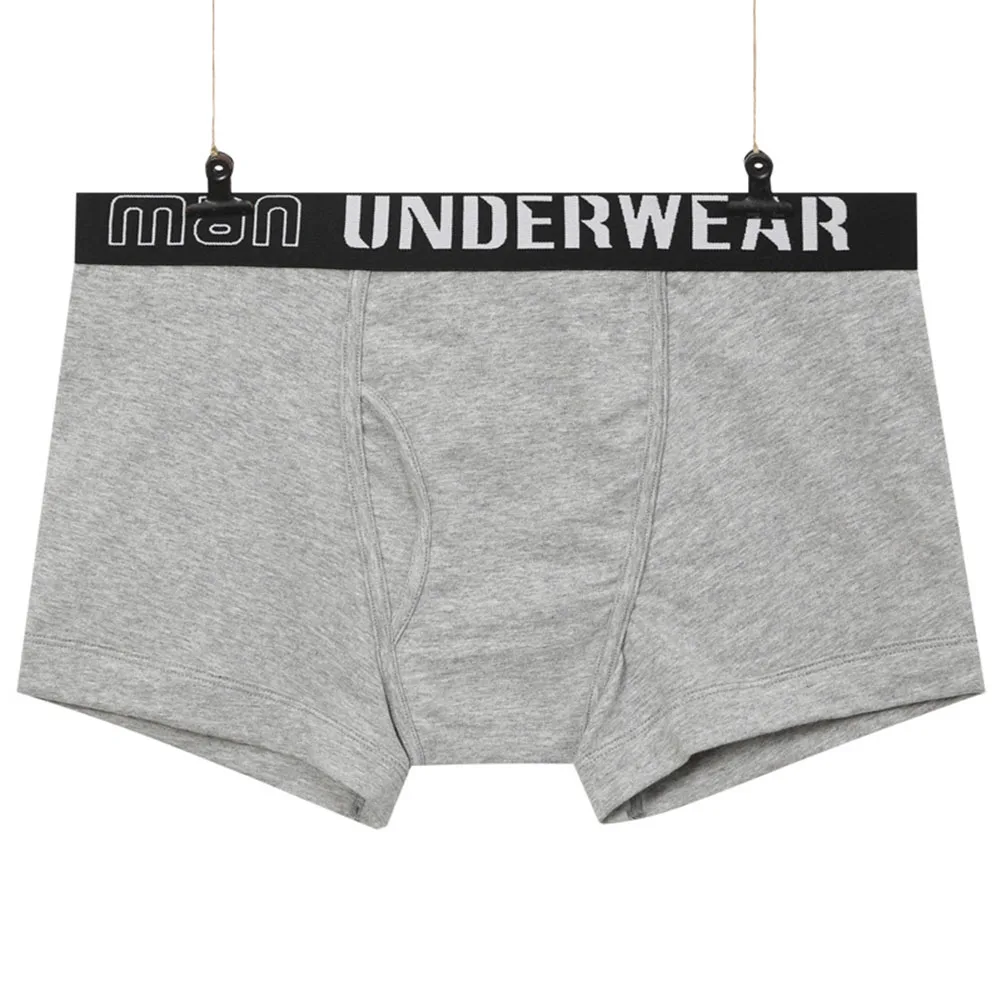 

Men Open Front Side Opening Boxer Shorts Cotton Soft Comfortable Panties Sexy Bulge Pouch Underpants Low Rise Stretch Underwear