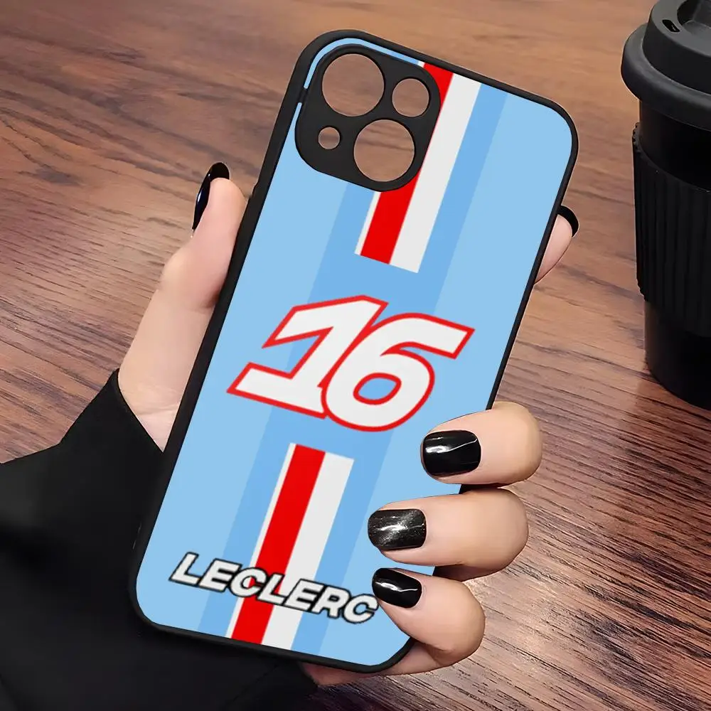 Charles Leclerc Matte Transparent Phone Case - Sleek Design Back Cover