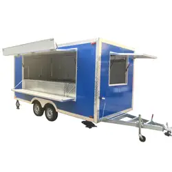 High Quality Mobile Snack Food Trailer Multifunctional Food Drink Desert Retail Trailer With Ce