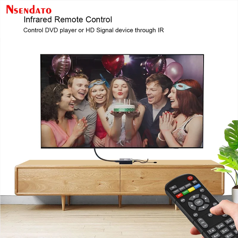 LKV378A 1080P 60hz HDMI Extender 40Km over LC Fiber Optic Single-mode SMF(LC) HDMI To Fiber Optical Extender With IR Remote V4.0