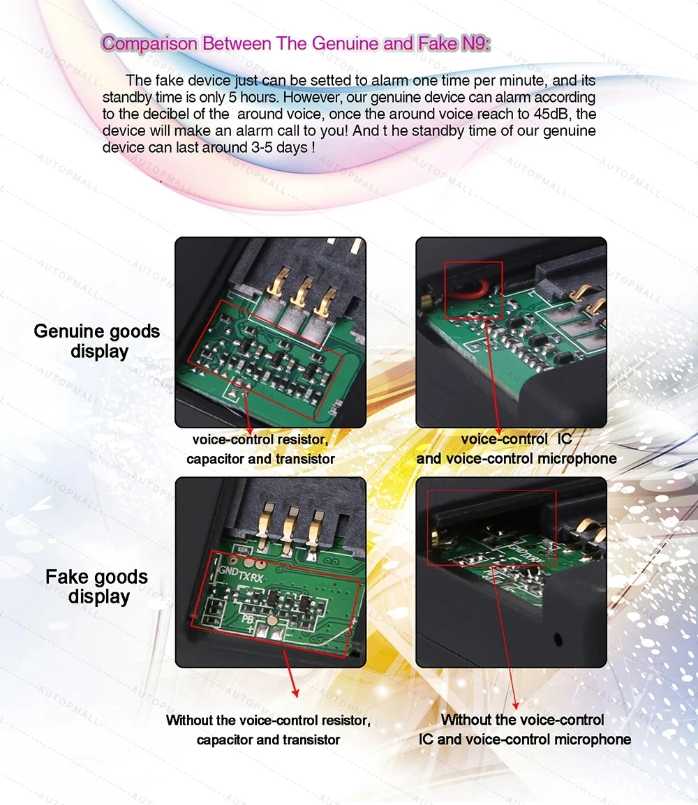 N9 Wireless GSM Audio Monitor & Tracker