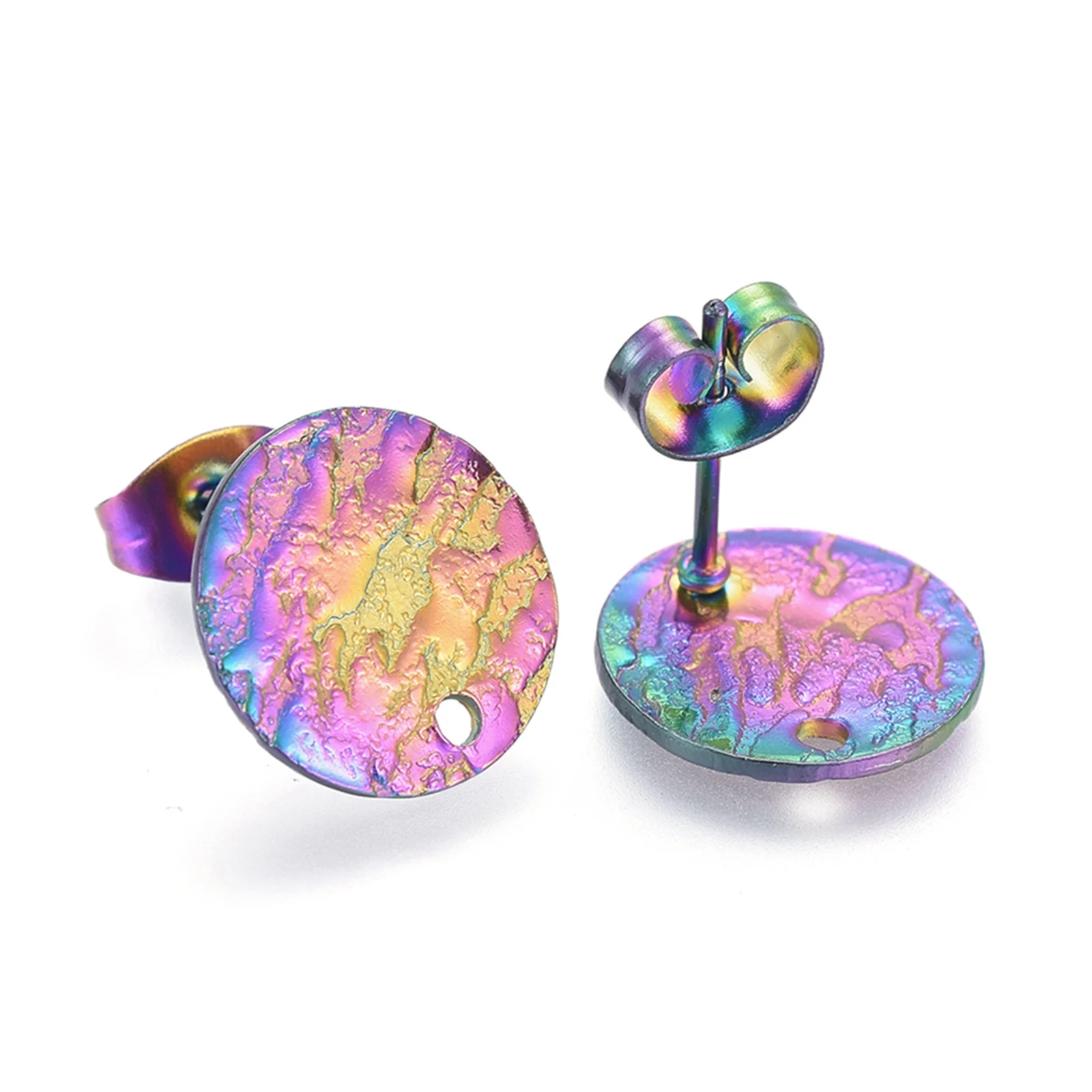 Серьги-гвоздики из нержавеющей стали, 4 цвета (art.: 3920bc063a8ec) - 3920bc063a8ec