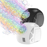 Handheld outdoor bubble machine electric with light bubble toy bubble launcher holiday  gift without battery bubble water