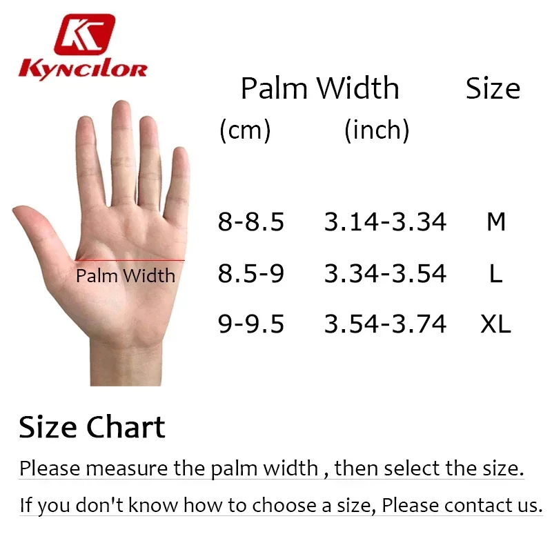 Kyncilor Winter Cycling Gloves Full Finger Windproof Waterproof Bike Gloves Touch Screen Bicycle Thermal Warm Sport Glove