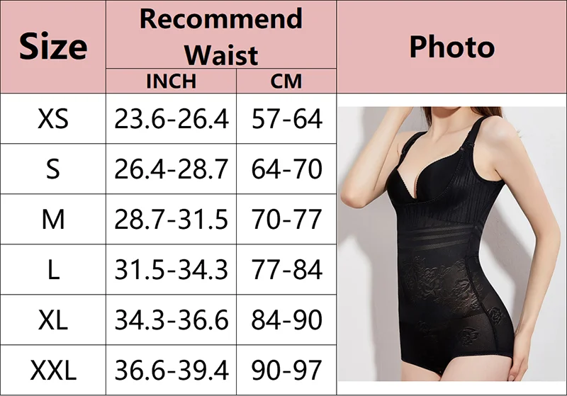 YBFDO Frauen Bodysuit Body Shaper Abnehmen Taille Trainer Gestaltung Shapewear Bauchkontrolle Unterwäsche Flacher Bauch Unterbrustkorsett – Detail 1