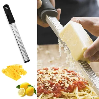 Grattugia per formaggio in acciaio inossidabile Affettatrice per limone Zester Chopper per cioccolato Pelapatate Pialla Verdure Taglierina Gadget da cucina 1