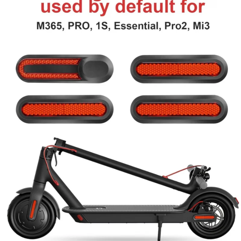 Rad abdeckung schützen Schale für Xiaomi 3 Elektro roller M365 Pro 2 1s vorne hinten Sicherheits reflektierende Rohr Nacht reflektor Teile