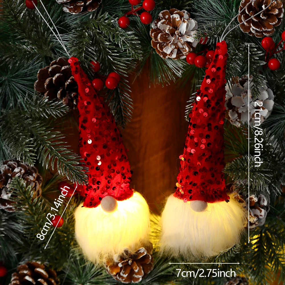イタリア製 ジゼルドールしあわせのテントウムシ 置物セット Christmas Decoration Sequins with Lights Rudolph Doll