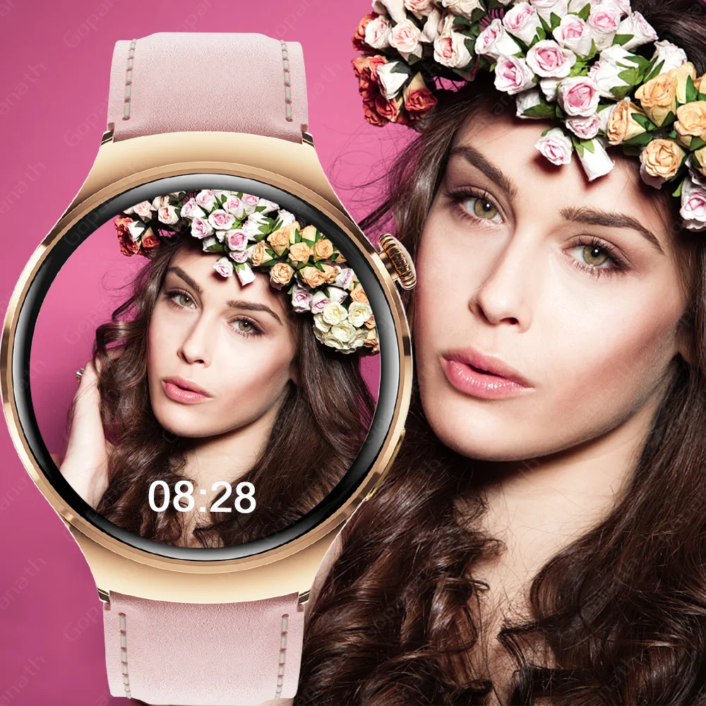 

Новинка 2024, женские Смарт-часы GT4 с компасом, HD, IP68