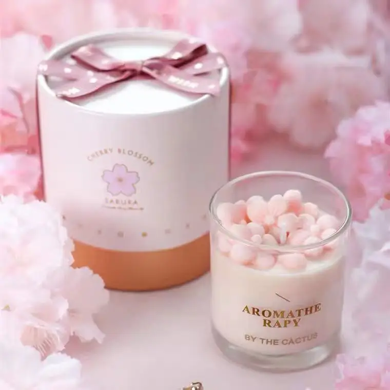 Vela arom tica serie Cherry Blossom con 150g de cera de soja cera de vela-arom-tica-serie-cherry-blossom-con-150g-de-cera-de-soja-cera-de