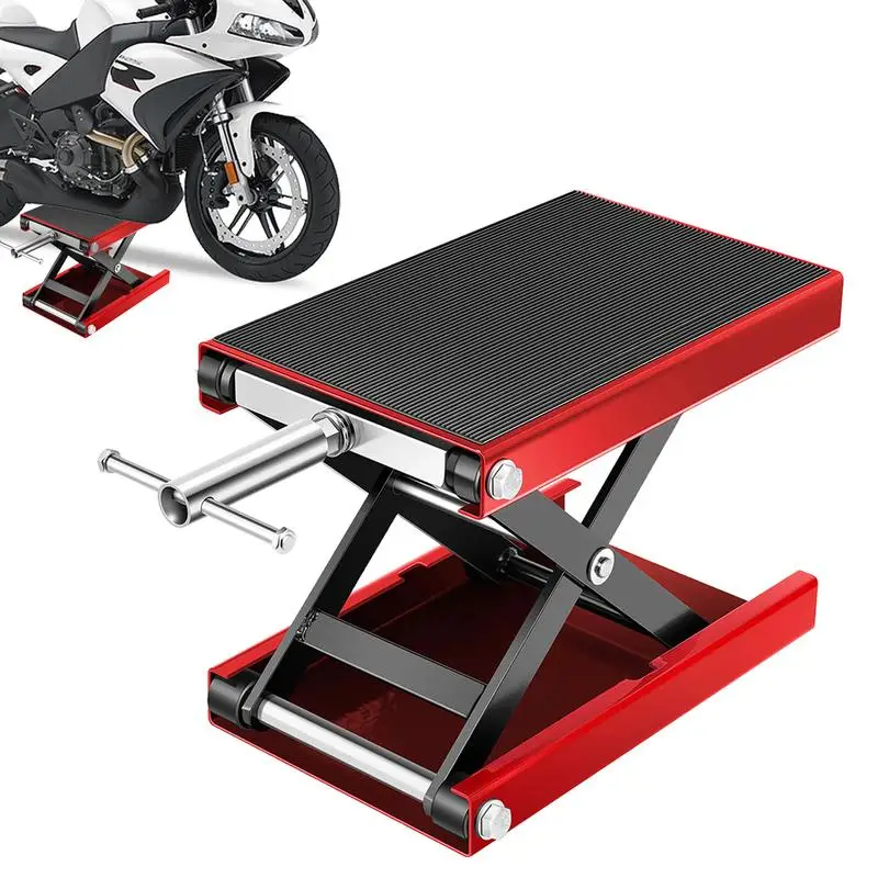 

Hydraulic Motorcycle Lift Jack Motorcycle Lift Table Motorcycle Repair Stool 1100 Lbs Heavy Duty ATV Dirt Bike Scissor Stand