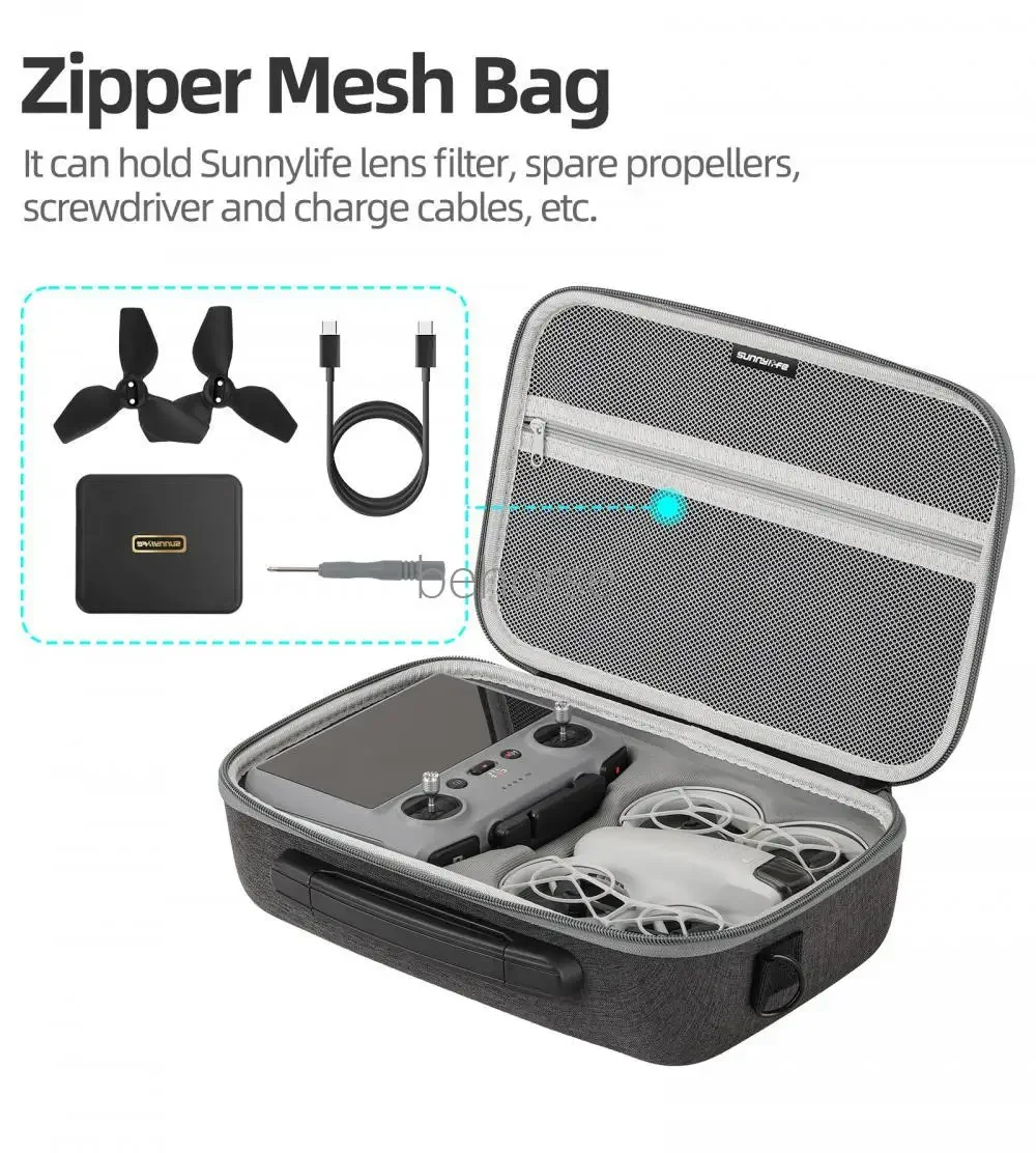 Portable Storage Bag For DJI Neo Shoulder Carrying Case For DJI RC 2 Shockeproof Protective Bag Neo Drone Accessories drone accessories,drone storage bag,dji case,drone case