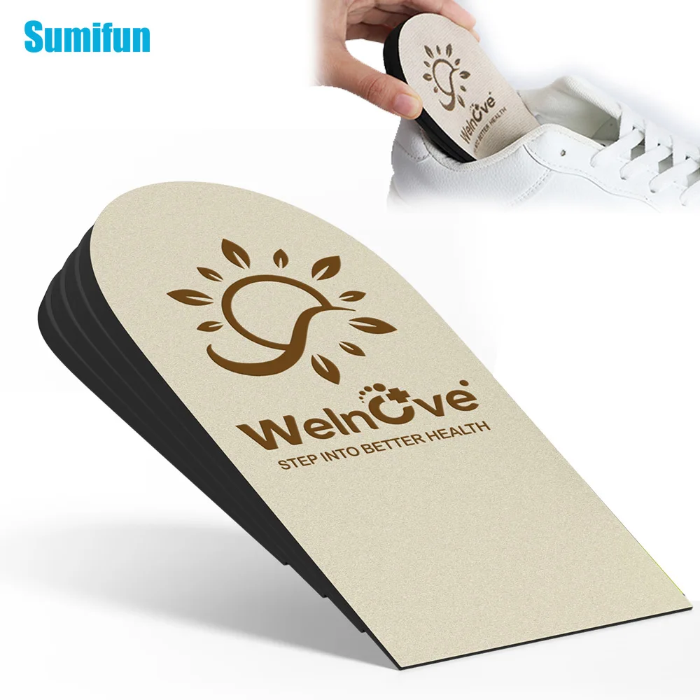 1pc Four Layered Corrective Insole Adjustable Orthopedic Heel Lift for Flat Feet Arch Fasciitis Support Pad Foot Pedicure Tool