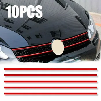 Adesivi per strisce riflettenti per auto decalcomanie Decorative per griglia del cofano anteriore automatico adesivi automatici impermeabili per lo Styling dell'auto universali