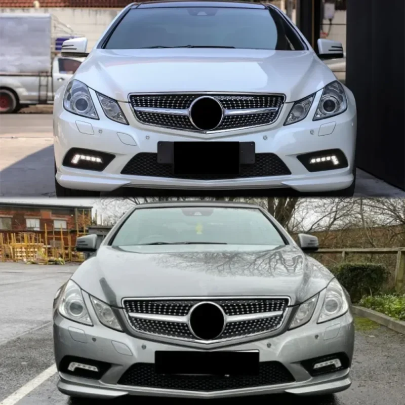 메르세데스 벤츠 E 쿠페 W207 E200 E250 E350 E550 2010 2011 2012 2013 프론트 범퍼 그릴 레이싱 그릴 다이아몬드 스타일 메쉬