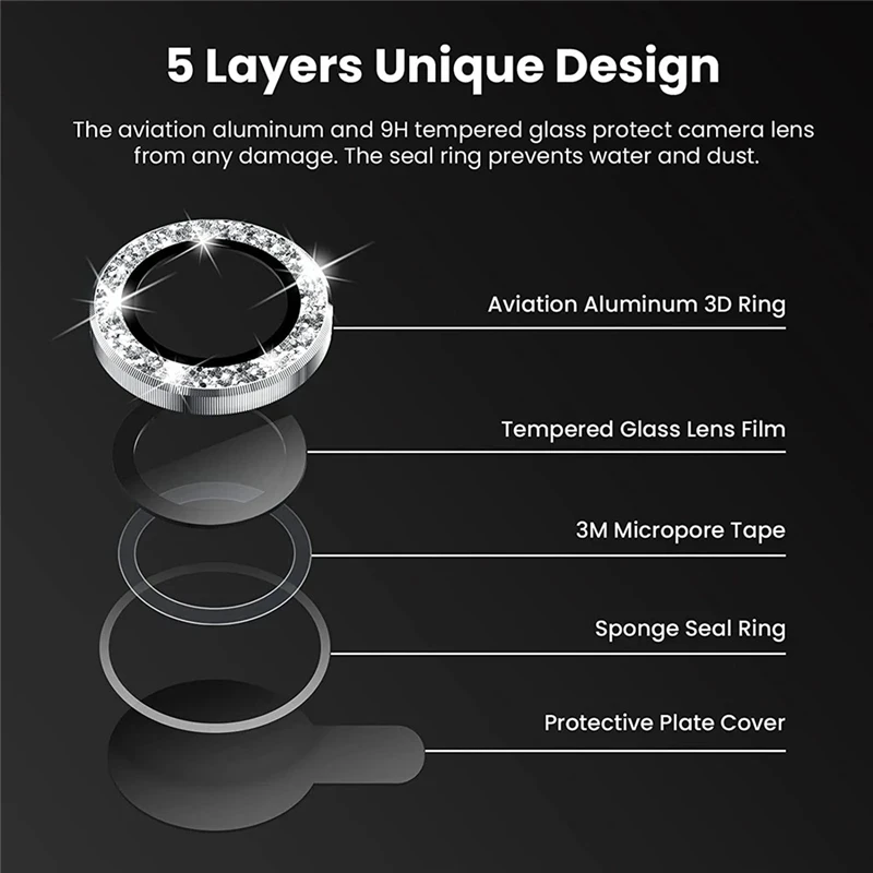 Gitter Camera Protector with Protective Glass Metal Lens Cap
