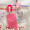Sweet Design Acrylic 3Inch Photocard Holder Wriestlets Belt Bus Cards Cover  Bags Charm 4