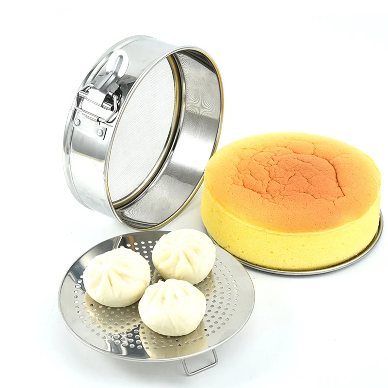 

Кухонный сито для муки XX9B с ультратонкой сеткой, профессиональное круглое сито, сито из нержавеющей стали для выпечки тортов