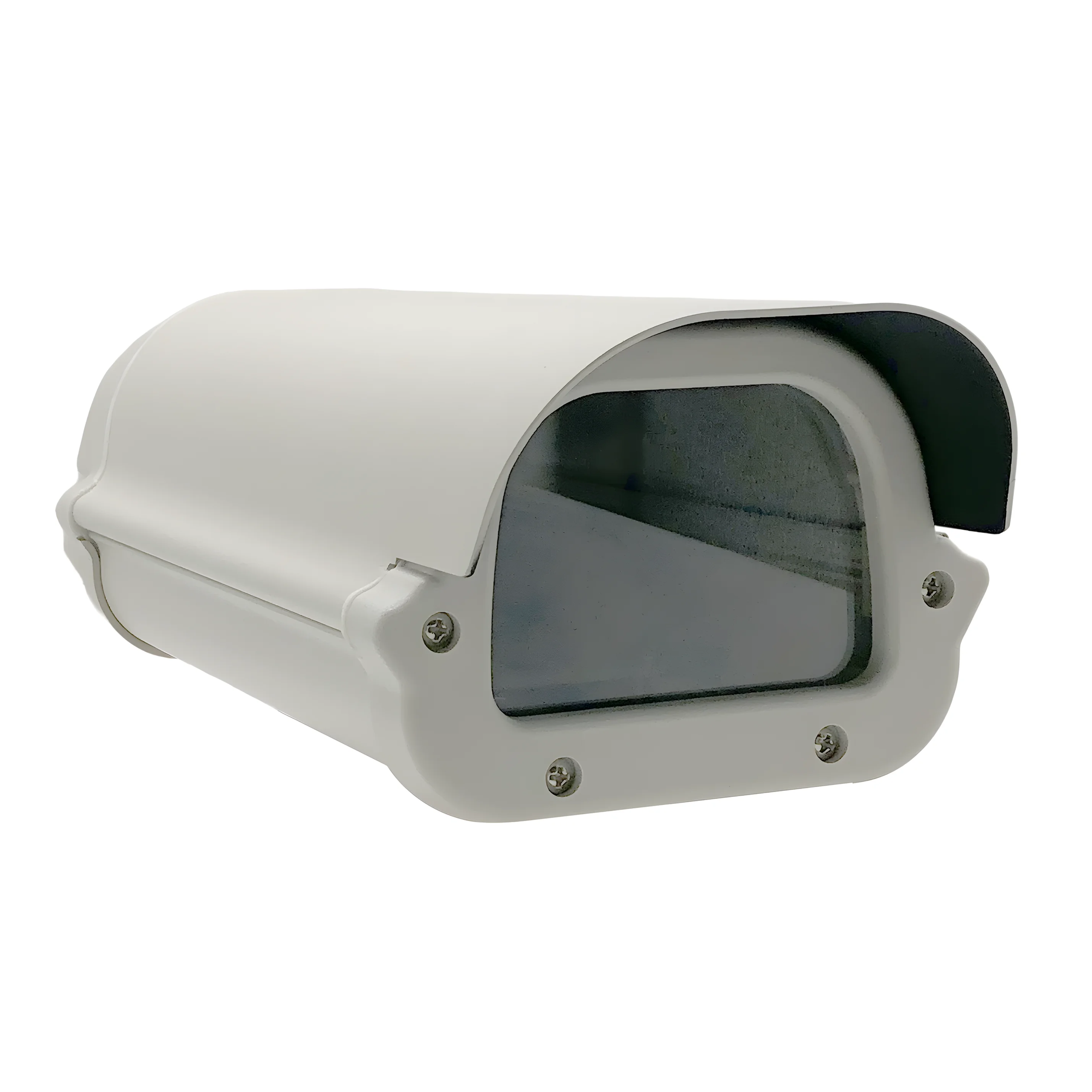 10 Inch Aluminium Alloy Clean Windshield CCTV Camera Housing with Lock Outdoor Waterproof IP66 Security Camera Protective Shield