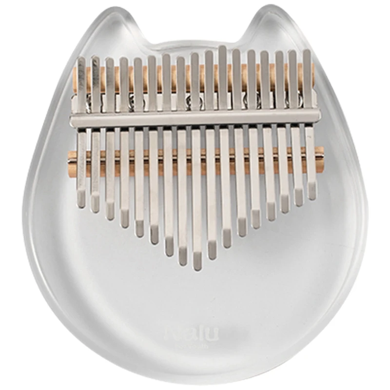 

Nalu NK-CT Transparent Kalimba 17 Key Acrylic Thumb Piano Mbira Likembe Keyboard Instrument Christmas Gift