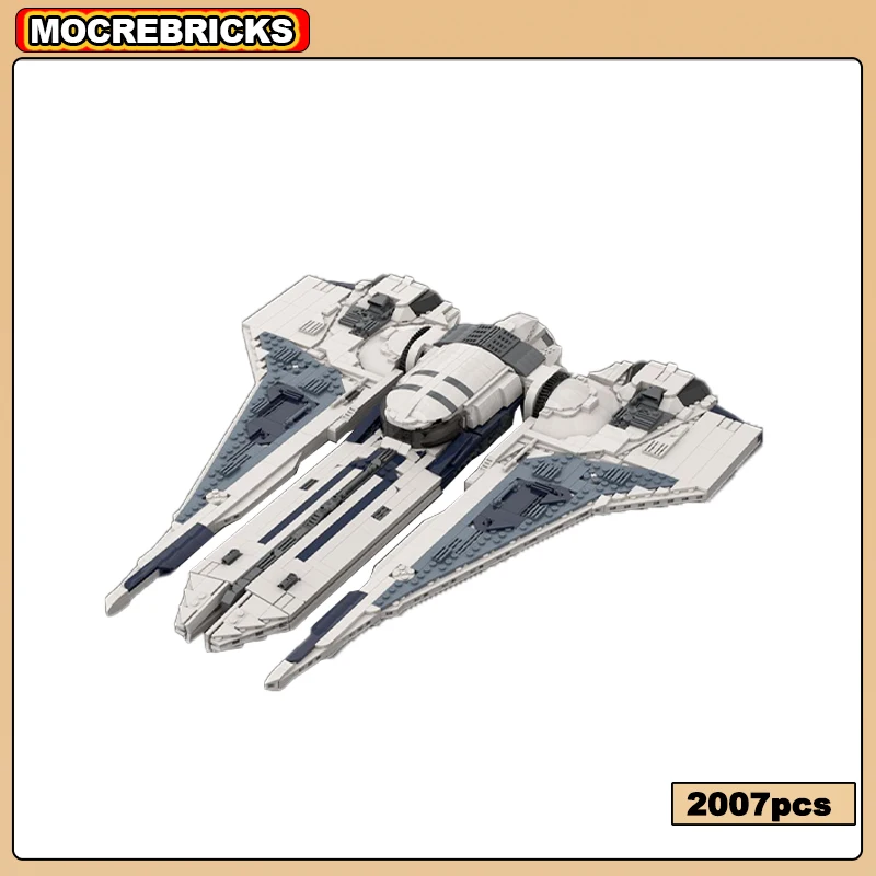 

Space Film Military UCS Space Combat Force Aircraft Transport Gauntlet Star Fighter Model Creative Building Blocks Brick Toys
