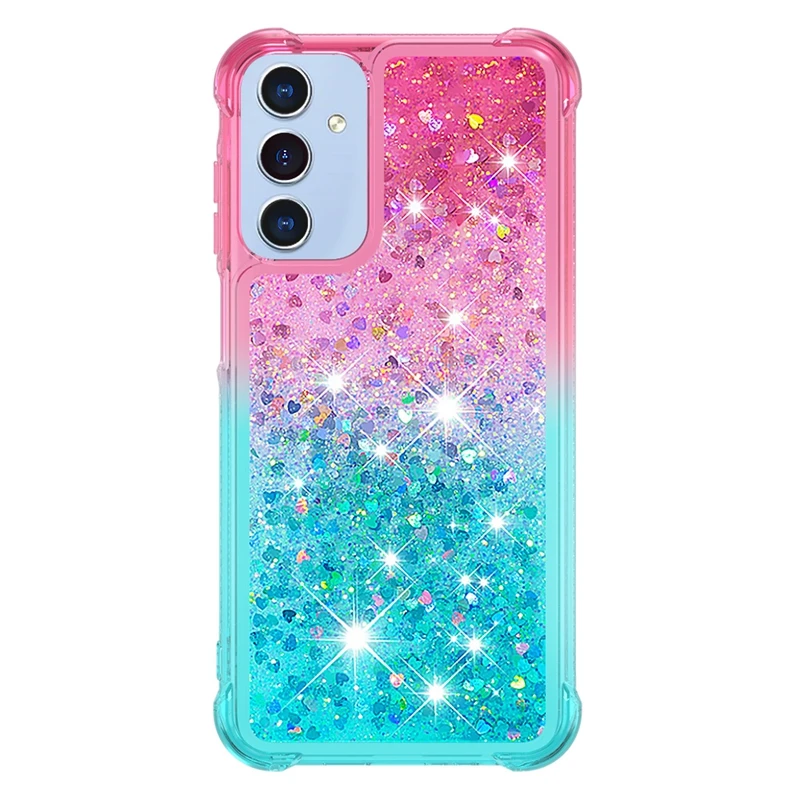 Glitter Dynamic Liquid Phone Case - Universal Compatibility for Samsung Galaxy Series