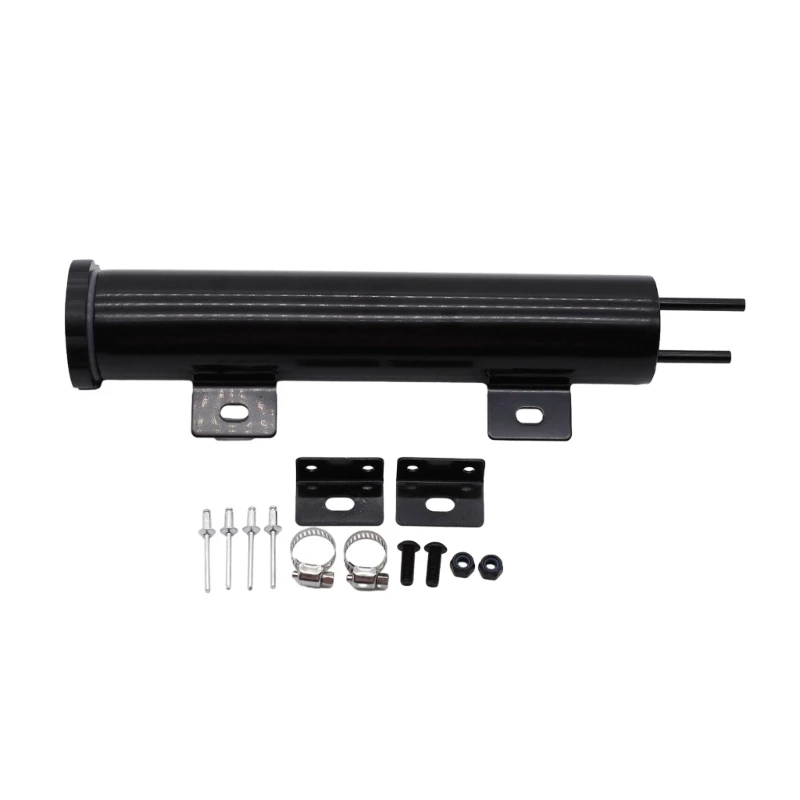 

Stainless Steel Radiator Overflow Bottle Catch Can Car Modification Cooling Reservoir Container Accessories 2"x10"
