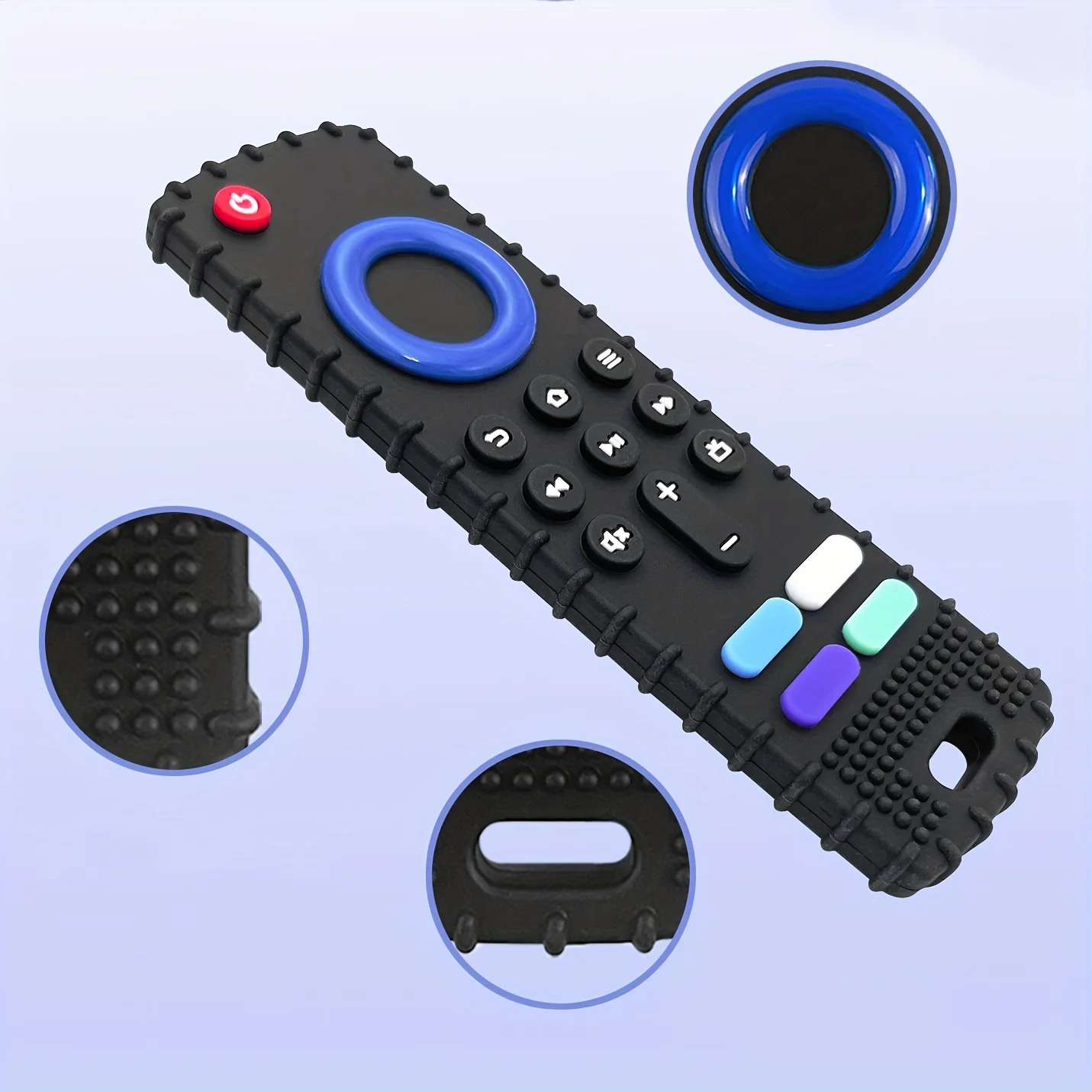1Pc Chew Dog Teething Toy Silicone Remote Control for Puppies-Multi-Color Options Available,Silicone Material,Pet Teething Stick 3