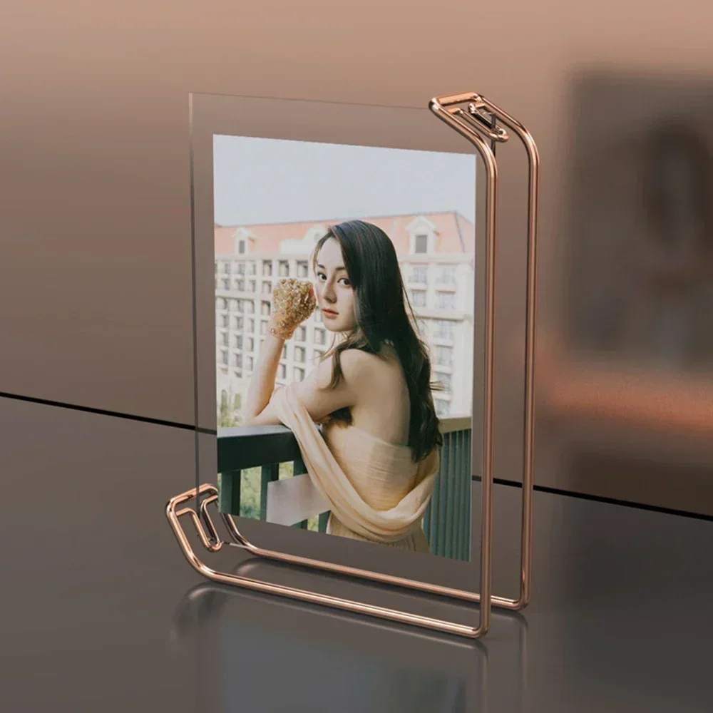 Acrylic Photo Frame 6-8 Inch Sign Holder Menu Poster Display Stand for Baby Wedding Photos Price Listings photo frame acrylic display holder
