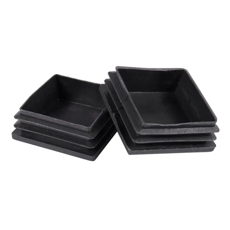 ABJM-50Mm X 50Mm 플라스틱 사각 엔드 블라인드 플러그 캡 파이프 인서트 48개