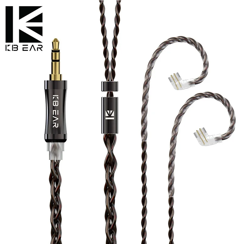 

KBEAR ST7 4N Oxygen Free Copper Upgrade Balance Earphone Cable Cabler 3.5mm/2.5mm/4.4mmPlug MMCX/2Pin/QDC Connect Headphone Wire