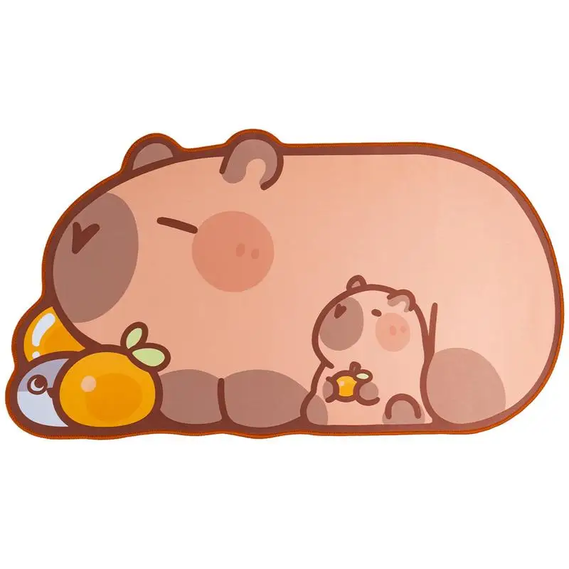 Computer matte für Schreibtisch niedliche Capybara Cartoon Desktop-Matte Anti-Rutsch-Computer Schreibtisch matte für Büro Home Desk Blotter Protector