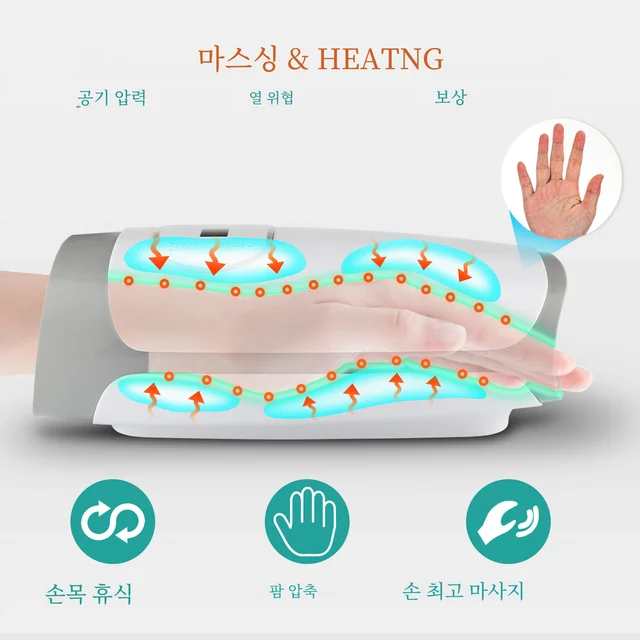 온열 손 손가락 마사지기: 차가운 손과 손목 통증을 없애는 완벽한 솔루션