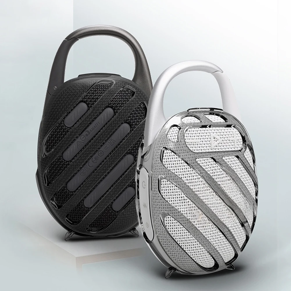 Audio Protective Case for JBL CLIP 5 Bluetooth Speaker Accessories Anti-Scratch Transparent Speaker Shell TPU Transparent Case