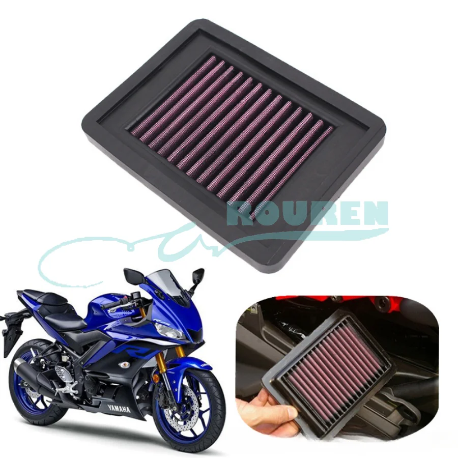 

Motorcycle Accessories For Yamaha MT 03 FZ-03 YZF R25 R3 Moto High Flow Air Filter Element Intake Systems Cleaner Modified Parts